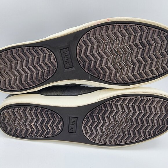 Polo Ralph Lauren Halmore Mens Suede and Heathered Canvas Sneaker Size 11 D‎ - Picture 9 of 9